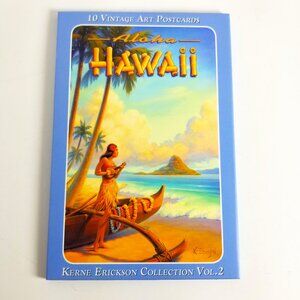 NIB 10 postcards of Best Selling Vintage Art Aloha Hawaii Vol2 by Kerne Erickson